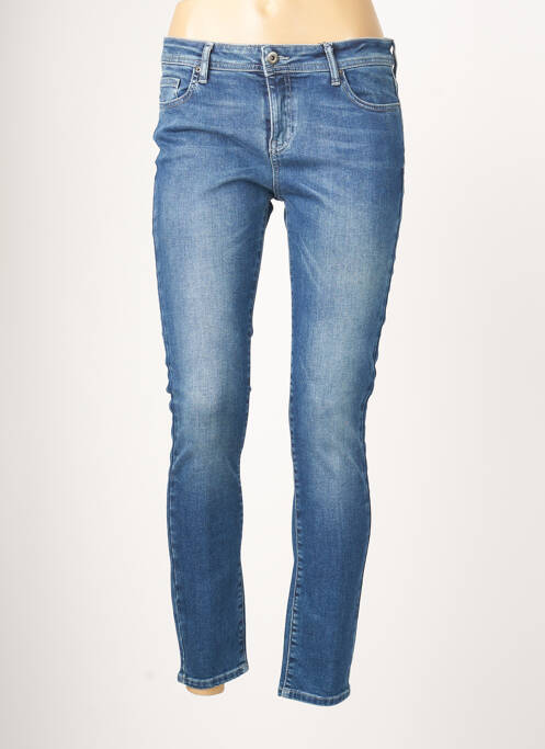 Jeans coupe slim bleu SUN VALLEY pour femme