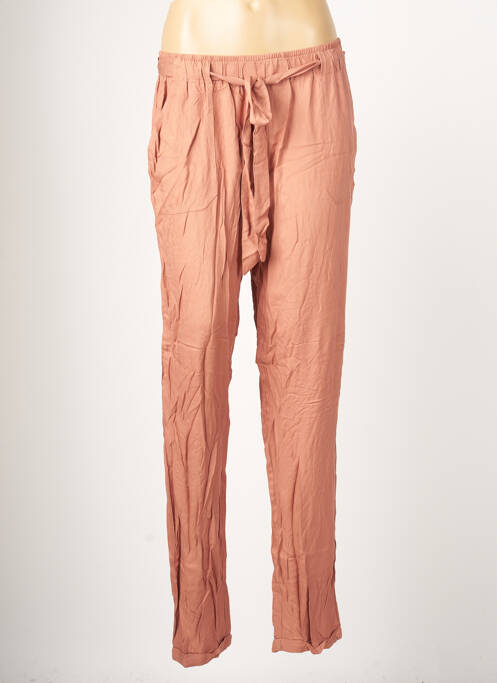 Pantalon droit rose DEELUXE pour femme