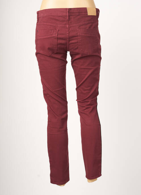 Pantalon slim rouge SUN VALLEY pour femme