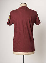 T-shirt marron SCHOTT pour homme seconde vue