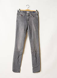 Jeans coupe slim stretch taille normale gris TOMMY HILFIGER femme