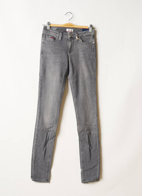 Jeans coupe slim gris TOMMY HILFIGER pour femme
