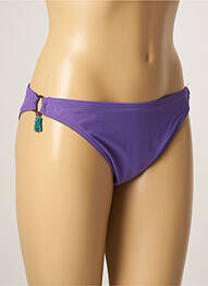 Bas de maillot de bain stretch culotte violet CALVIN KLEIN femme