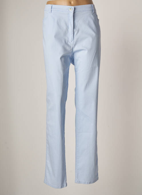 Pantalon droit bleu TONI pour femme