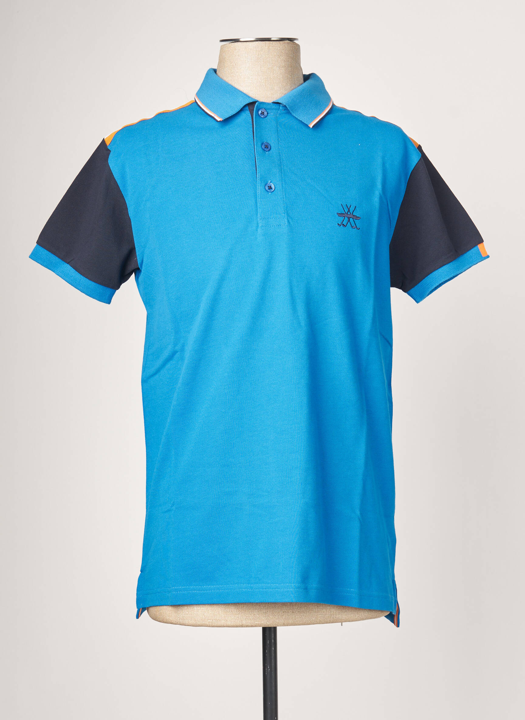 Charles Le Golf Polos Homme De Couleur Bleu 2075030-bleu00 - Modz