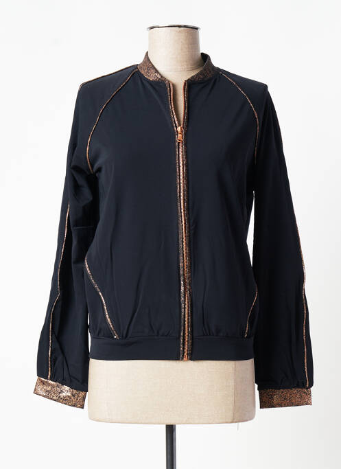 Blouson noir MALOKA pour femme