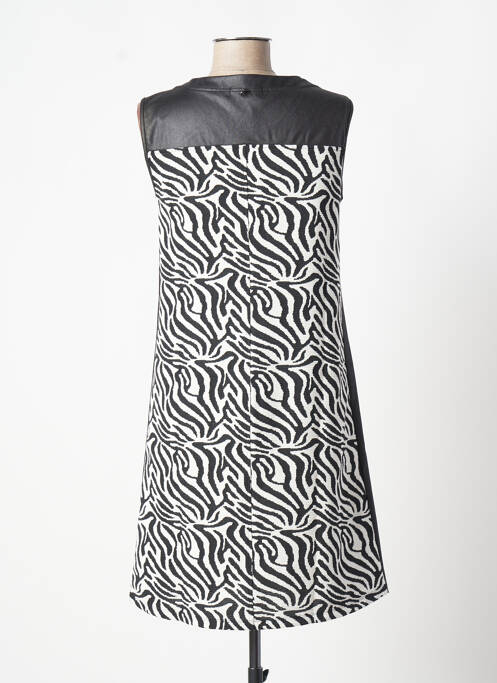 Robe mi-longue noir MALOKA pour femme