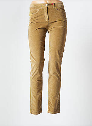 Pantalon slim stretch taille normale beige JOCAVI femme