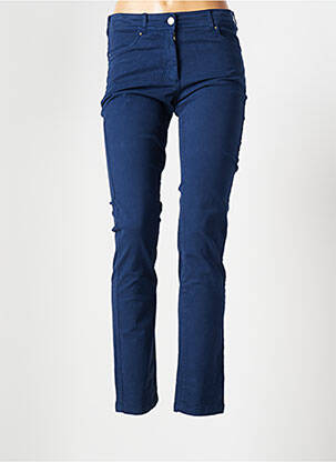 Pantalon slim stretch taille normale bleu PAUL BRIAL femme