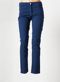 Pantalon slim stretch taille normale bleu PAUL BRIAL femme