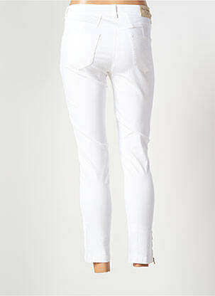 Pantalon 7/8 stretch taille normale blanc PAUL BRIAL femme