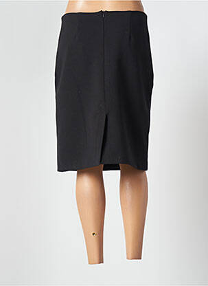 Jupe mi-longue stretch noir PAUL BRIAL femme