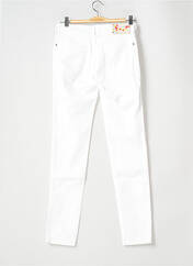 Pantalon slim blanc RIVIERES DE LUNE pour femme seconde vue
