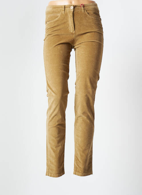 Pantalon slim stretch taille normale beige JOCAVI femme