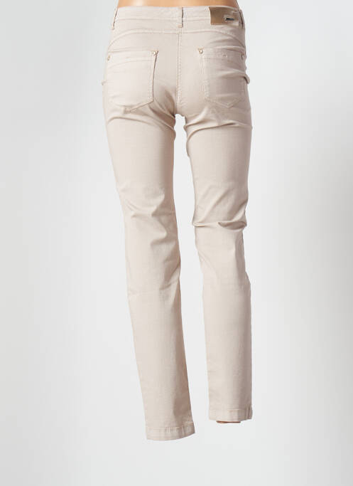 Pantalon slim stretch taille normale beige JOCAVI femme