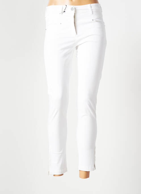 Pantalon 7/8 blanc PAUL BRIAL pour femme