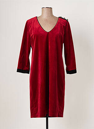 Robe courte rouge YUKA pour femme