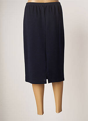 Jupe mi-longue stretch bleu GRIFFON femme