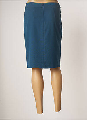 Jupe mi-longue taille normale bleu JENSEN femme
