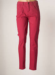 Pantalon droit violet CISO pour femme seconde vue