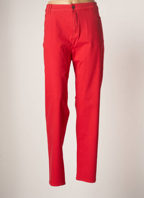 Pantalon droit rouge CISO pour femme