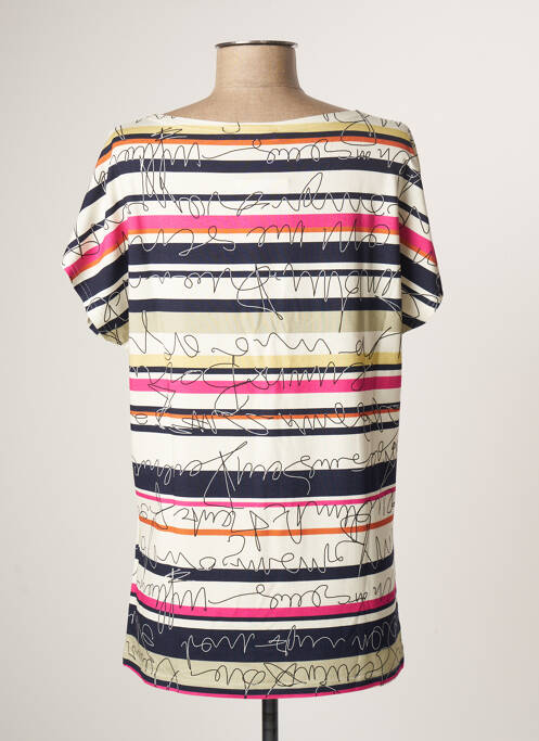 Top bleu I.ODENA pour femme