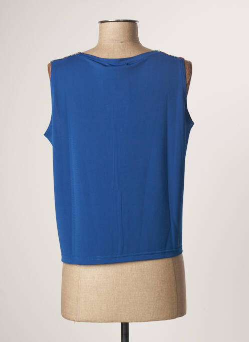 Top bleu I.ODENA pour femme