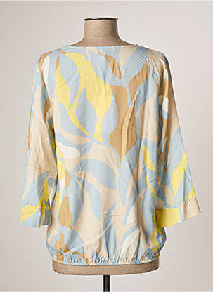 Blouse imprimé fantaisie manches 3/4 bleu COMME ÇA femme