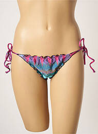Bas de maillot de bain fermeture liens à nouer bikini bleu RIO DE SOL femme