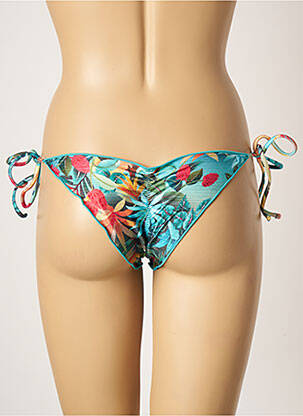 Bas de maillot de bain imprimé tie and dye bikini bleu RIO DE SOL femme