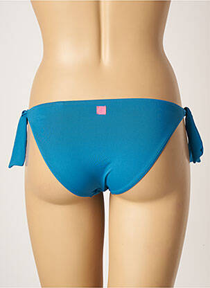 Bas de maillot de bain fermeture liens à nouer bikini bleu CHERRY BEACH femme