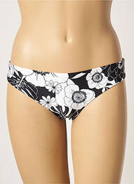 Bas de maillot de bain imprimé fleurs culotte noir SEAFOLLY femme