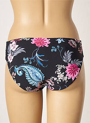 Bas de maillot de bain imprimé fleurs noir SEAFOLLY femme