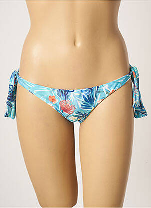 Bas de maillot de bain imprimé tie and dye bikini bleu RIO DE SOL femme
