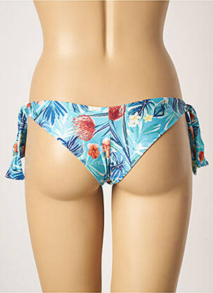 Bas de maillot de bain imprimé tie and dye bikini bleu RIO DE SOL femme