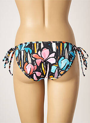 Bas de maillot de bain imprimé fantaisie bikini noir MOONTIDE femme