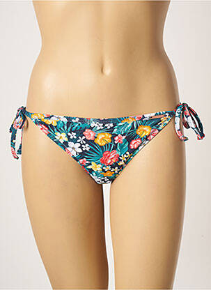 Bas de maillot de bain imprimé tie and dye bikini bleu YSABEL MORA femme