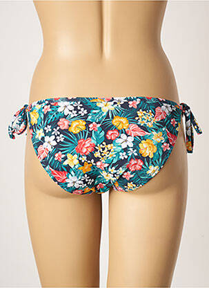 Bas de maillot de bain imprimé tie and dye bikini bleu YSABEL MORA femme
