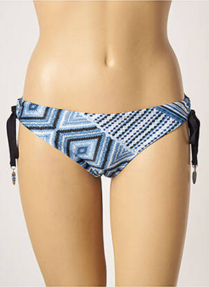 Bas de maillot de bain imprimé fantaisie culotte bleu SEAFOLLY femme