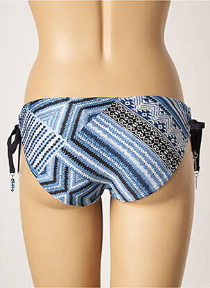 Bas de maillot de bain imprimé fantaisie culotte bleu SEAFOLLY femme