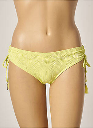 Bas de maillot de bain stretch culotte vert PIHA femme