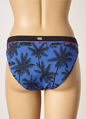 Bas de maillot de bain imprimé tie and dye culotte bleu CHERRY BEACH femme