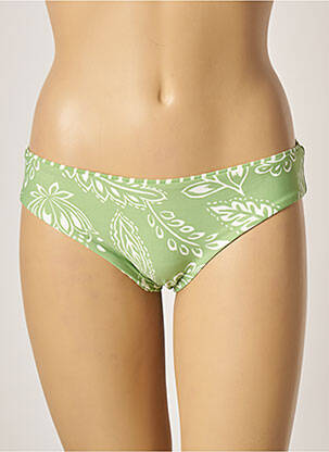 Bas de maillot de bain imprimé fantaisie culotte vert SEAFOLLY femme
