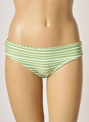 Bas de maillot de bain imprimé fantaisie culotte vert SEAFOLLY femme