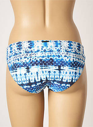 Bas de maillot de bain imprimé fantaisie culotte bleu MOONTIDE femme