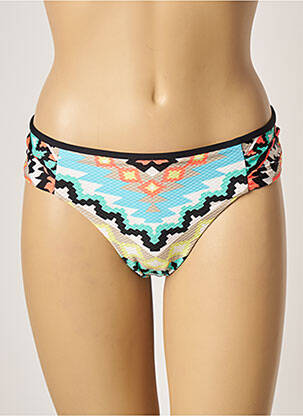 Bas de maillot de bain tissage texturé culotte bleu SEAFOLLY femme
