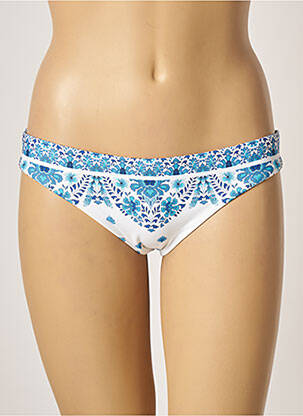 Bas de maillot de bain imprimé fantaisie culotte blanc SEAFOLLY femme