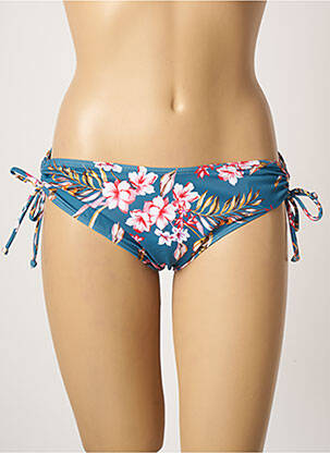 Bas de maillot de bain imprimé tie and dye culotte bleu OLYMPIA femme