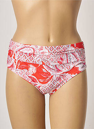 Bas de maillot de bain stretch culotte rouge MOONTIDE femme
