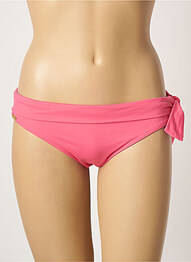Bas de maillot de bain stretch culotte rose KIWI femme
